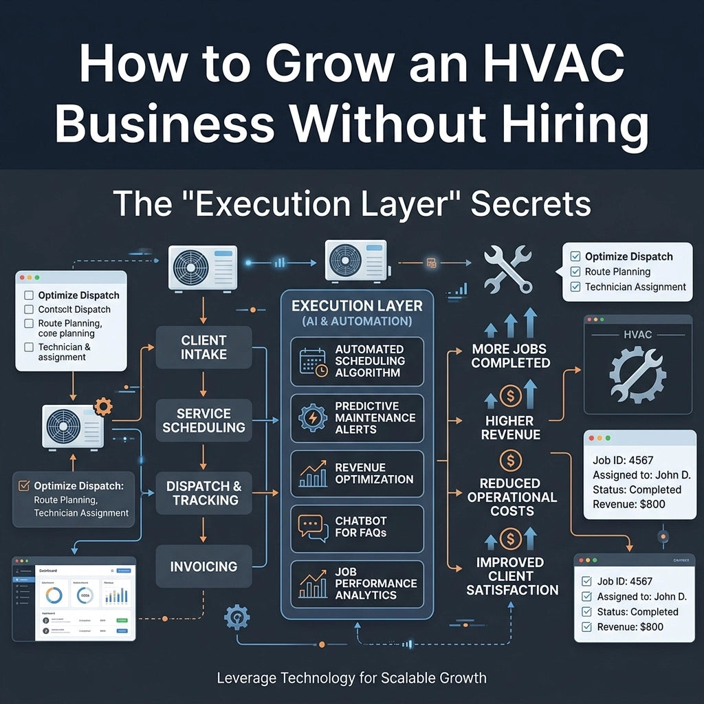 How to Grow an HVAC Business Without Hiring: The "Execution Layer" Secrets