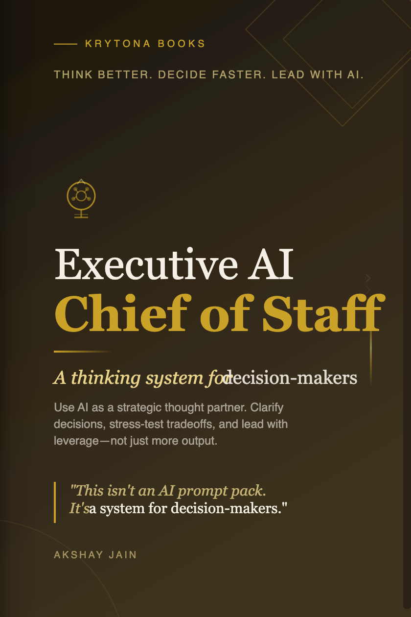 Executive AI Chief of Staff cover