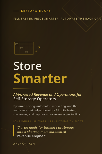 Store Smarter: AI-Powered Revenue and Operations for Self-Storage Operators cover